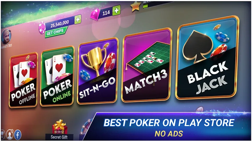 Poker Texas Holdem — скриншот 2 Poker Texas Holdem — скриншот 2