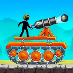 The Tank: Stick pocket hill MOD APK на Android — Много денег