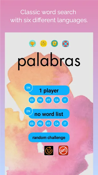 busca palabras: sopa de letras — скриншот 1 busca palabras: sopa de letras — скриншот 1