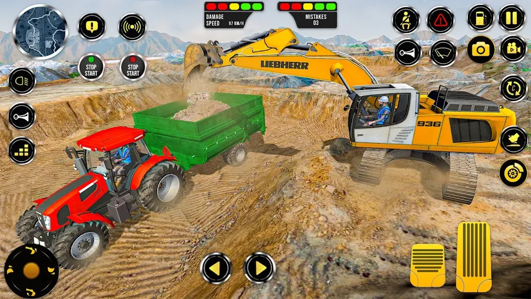 Construction Machine Real JCB — скриншот 1