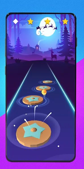 Cartoon cat - Hop tiles rush — скриншот 3