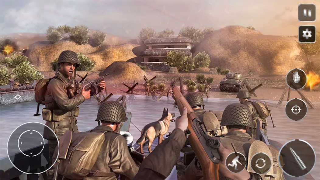 Call Of Courage : WW2 Shooting — скриншот 1