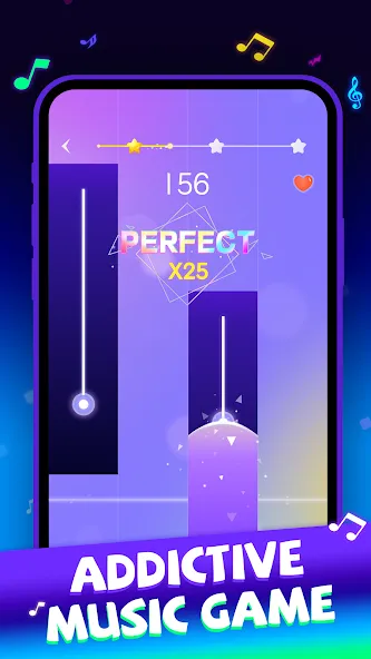 Beat Piano Dance:music game — скриншот 1
