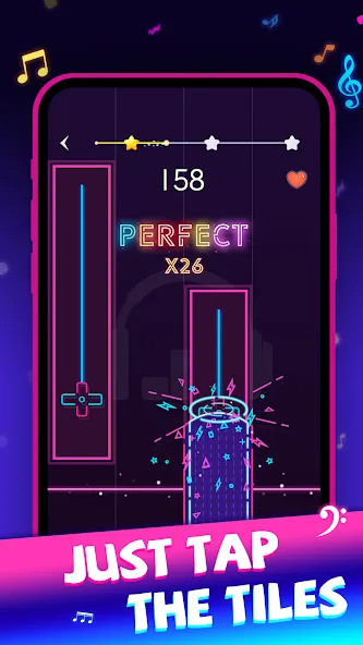 Beat Piano Dance:music game — скриншот 2