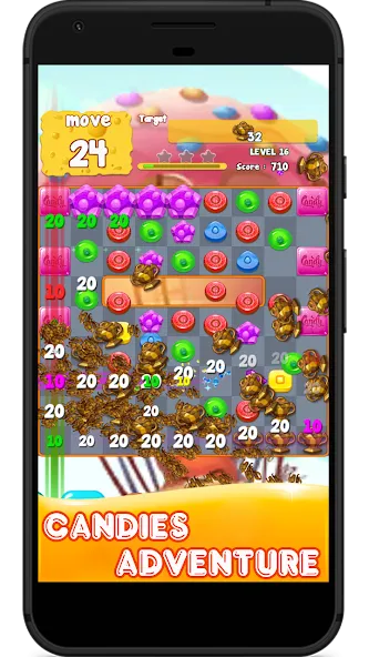 Candy 2024-Candy Match 3 Game — скриншот 1