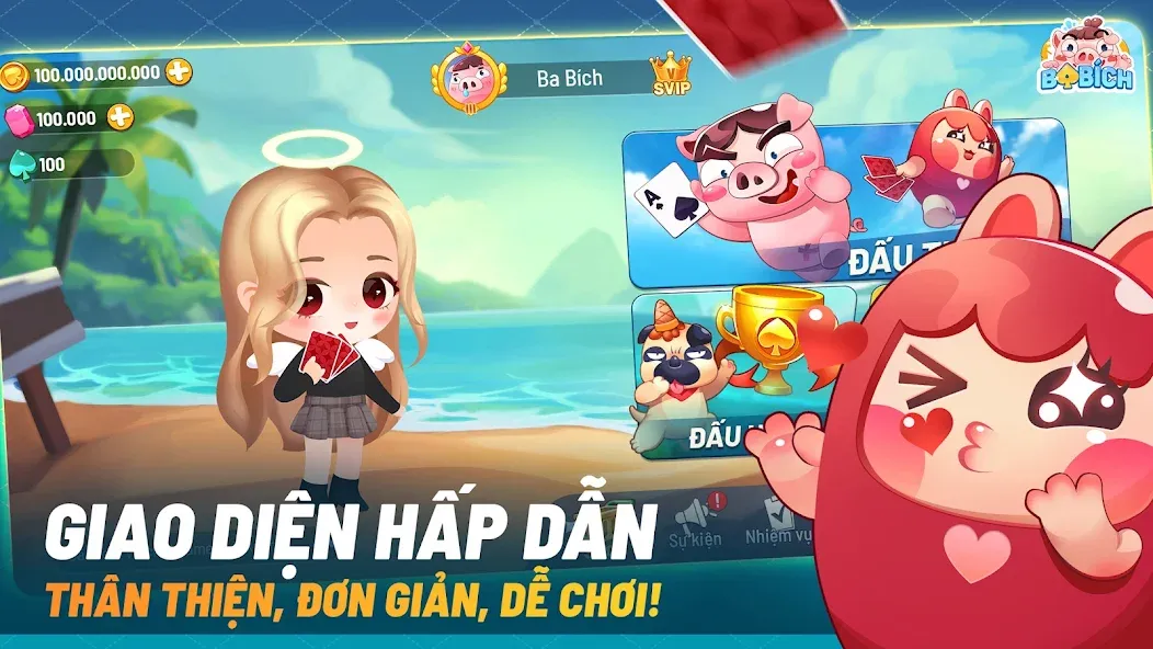 Ba Bich - Tien Len Mien Nam — скриншот 1