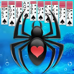 Скачать Spider Solitaire MOD на телефон — Все стили карт разблокированы