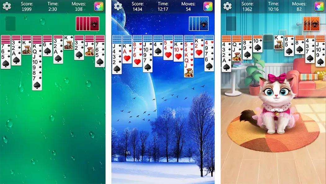 Spider Solitaire Fun — скриншот 1