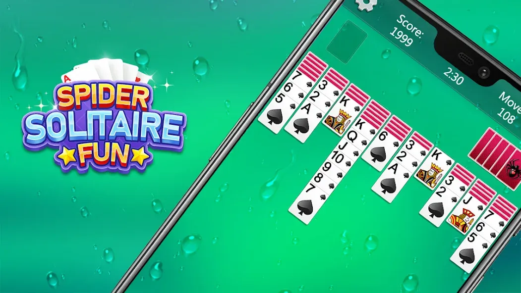 Spider Solitaire Fun — скриншот 3
