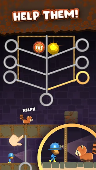 Mine Rescue: Gold Mining Games — скриншот 3