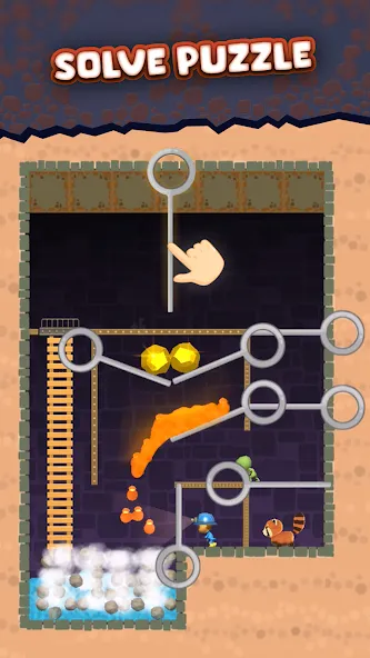 Mine Rescue: Gold Mining Games — скриншот 4