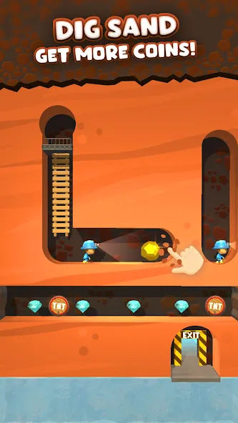Mine Rescue: Gold Mining Games — скриншот 5