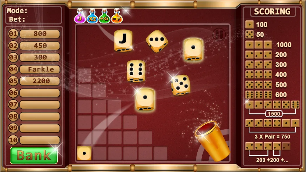 Farkle - Dice Game — скриншот 2