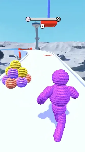 Rope-Man Run — скриншот 1