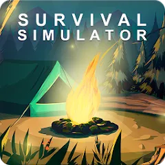 Survival Simulator MOD — Много денег и бессмертие