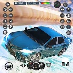 Скачать Water Slide Car Race games — MOD Много денег