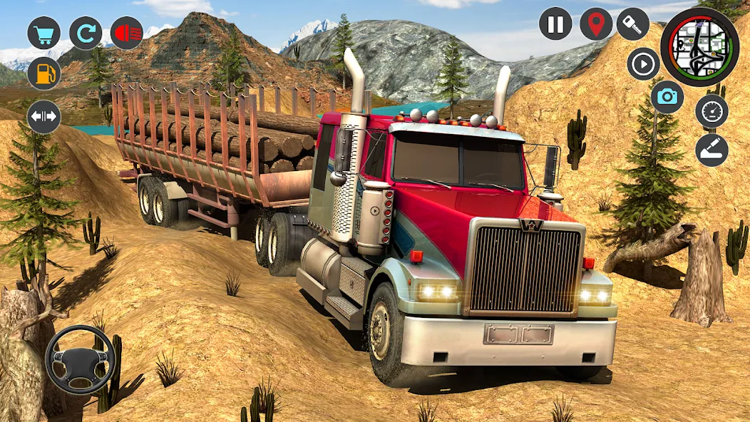 Transport Simulator Truck Game — скриншот 1