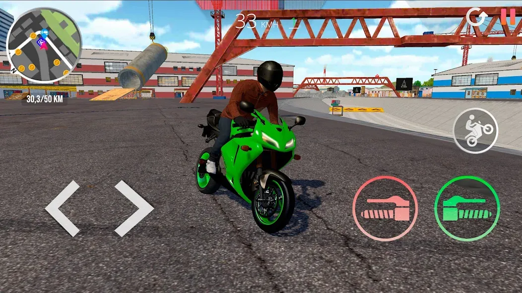 Motorcycle Real Simulator — скриншот 5