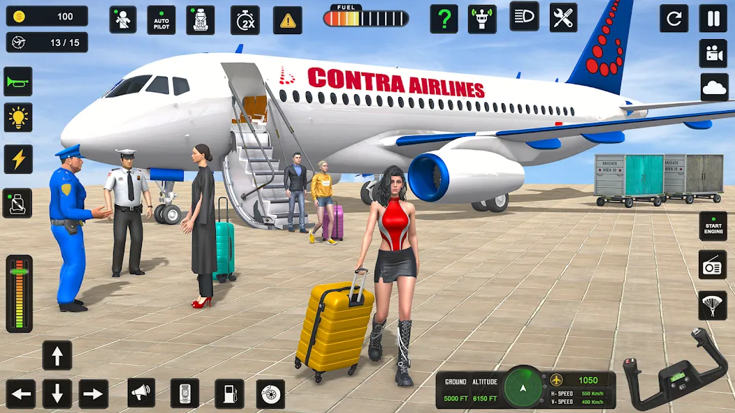 City Pilot Cargo Plane Games — скриншот 1