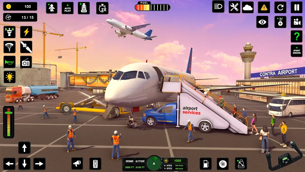 City Pilot Cargo Plane Games — скриншот 3