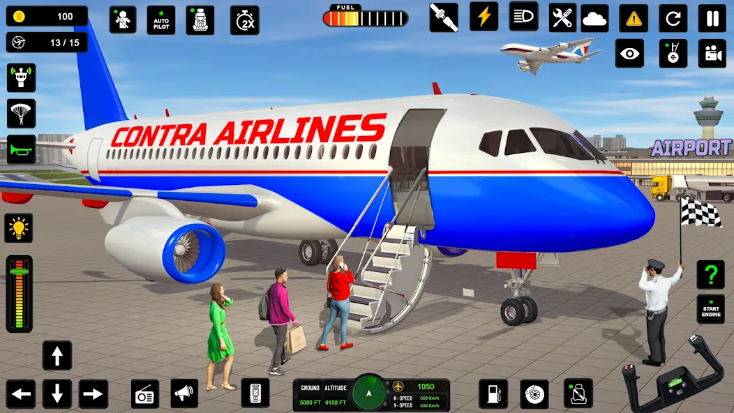 City Pilot Cargo Plane Games — скриншот 5