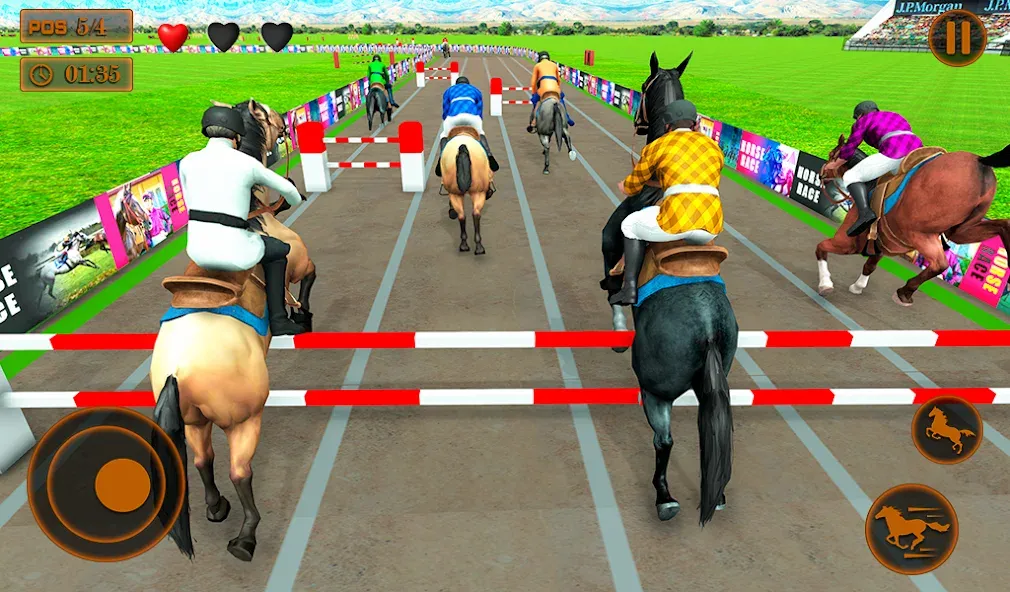 Mounted Horse Racing Games — скриншот 5