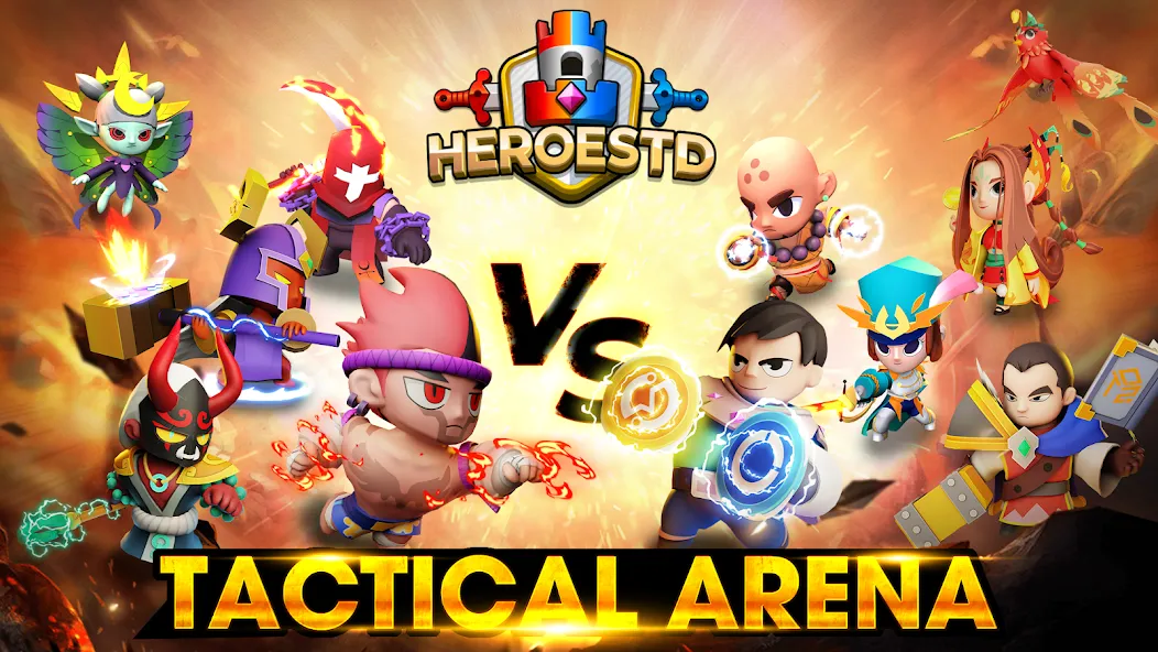HeroesTD: Esport Tower Defense — скриншот 1