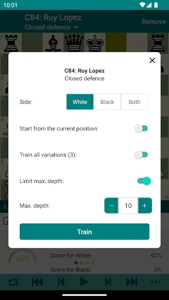 Chess Opener Lite — скриншот 3