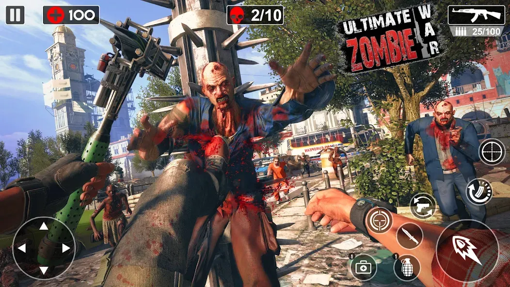 Zombie Games 3d 2024 : fps War — скриншот 1