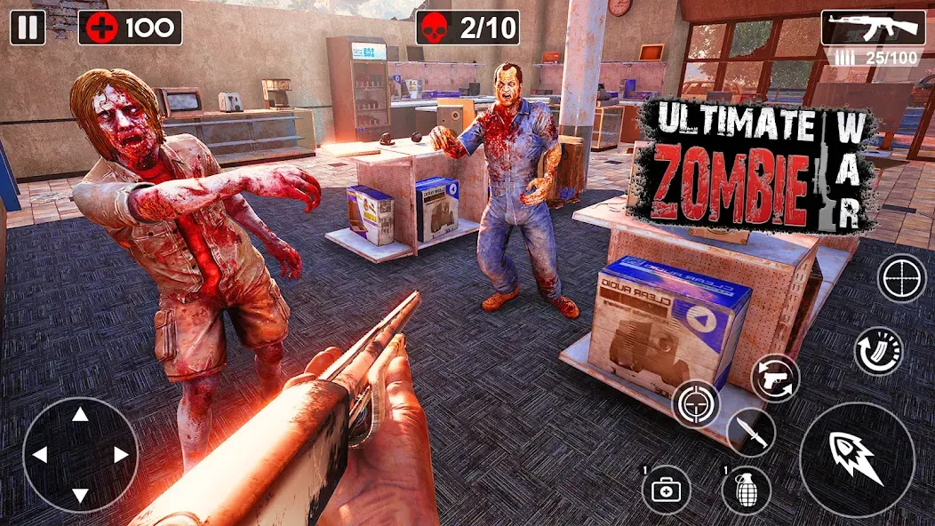 Zombie Games 3d 2024 : fps War — скриншот 2
