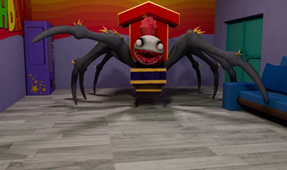 Spider Train Monsters Survival — скриншот 4