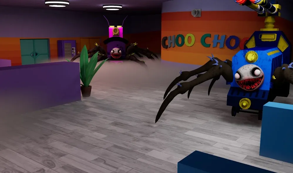 Spider Train Monsters Survival — скриншот 5