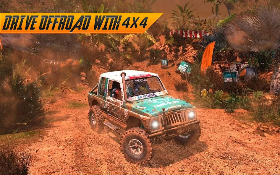 Offroad Jeep Driving Simulator — скриншот 3