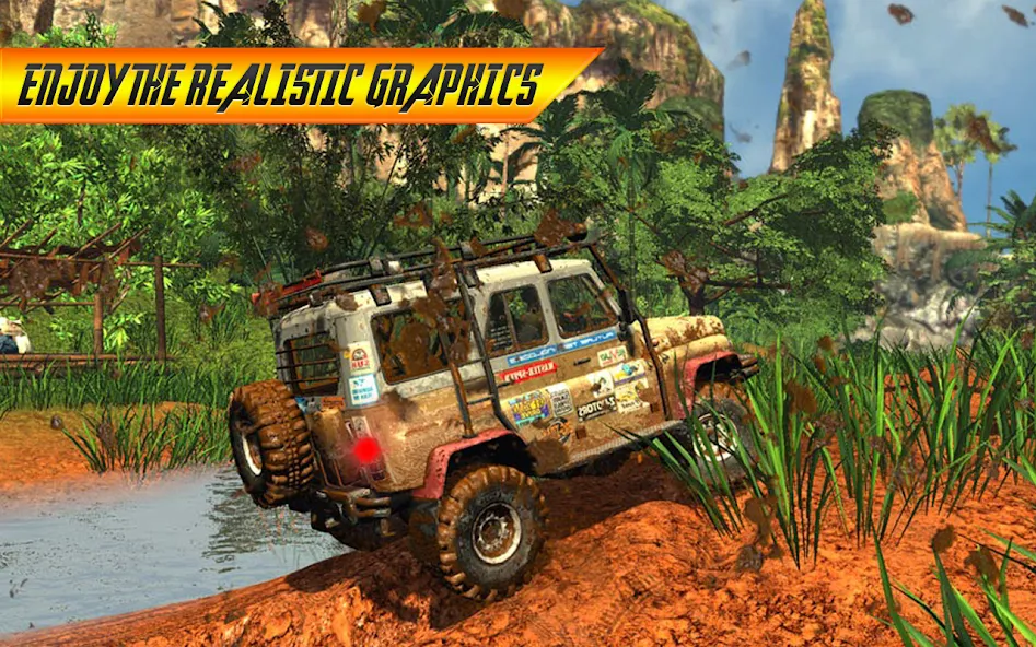 Offroad Jeep Driving Simulator — скриншот 5