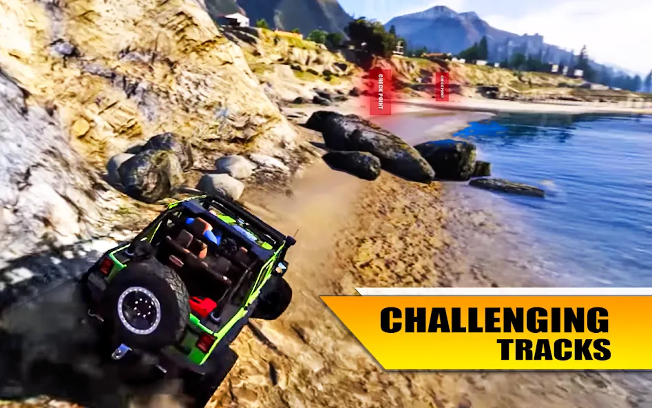 Off Road Jeep Drive Simulator — скриншот 3
