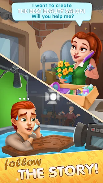 Beauty Tycoon: Hair Salon Game — скриншот 1 Beauty Tycoon: Hair Salon Game — скриншот 1