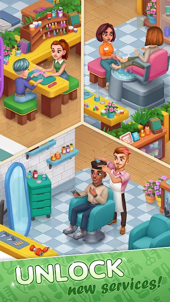 Beauty Tycoon: Hair Salon Game — скриншот 3 Beauty Tycoon: Hair Salon Game — скриншот 3