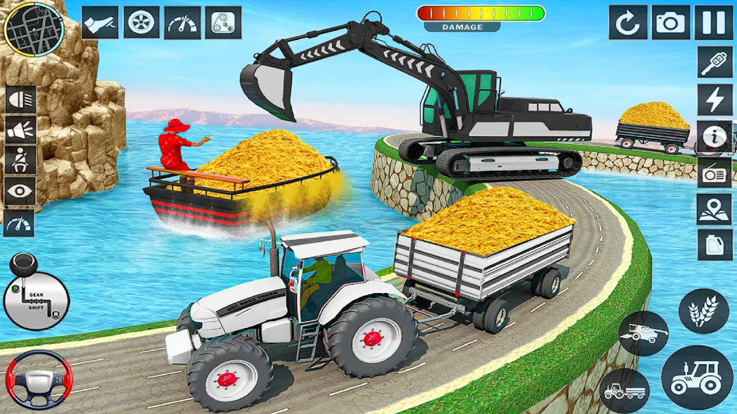 Big Tractor Farming Simulator — скриншот 2