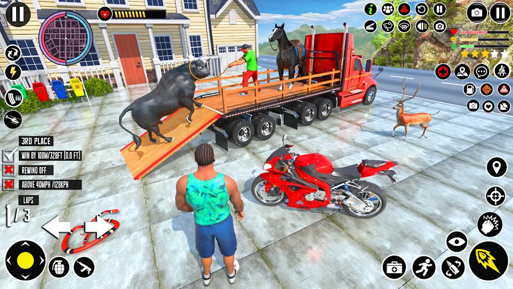Animal Transport Truck Game 3D — скриншот 1 Animal Transport Truck Game 3D — скриншот 1