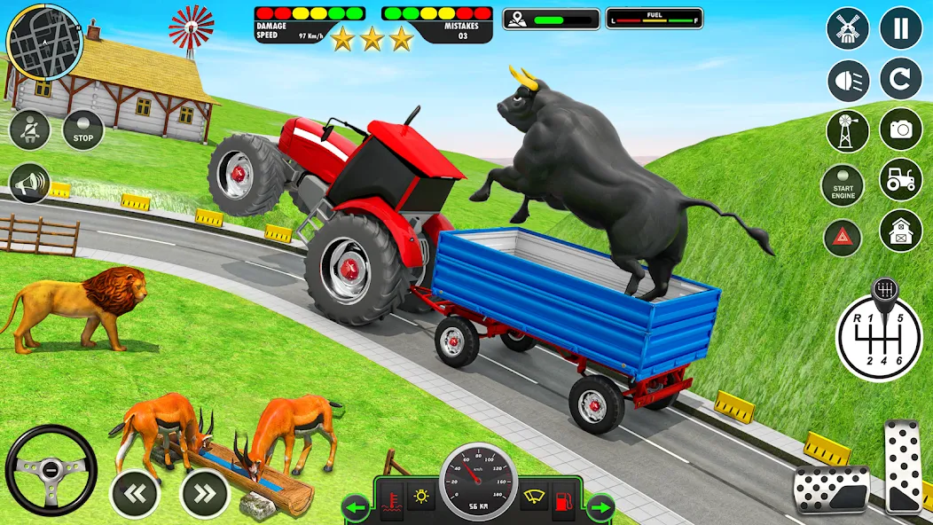 Animal Transport Truck Game 3D — скриншот 3 Animal Transport Truck Game 3D — скриншот 3
