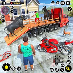 Animal Transport Truck Game 3D — взломанная версия — Много денег