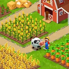 Скачать Farm City: Farming & Building на телефон — Много денег и алмазов