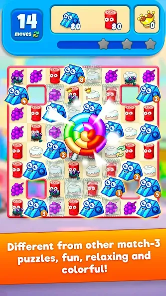 Sugar Heroes - match 3 game — скриншот 1