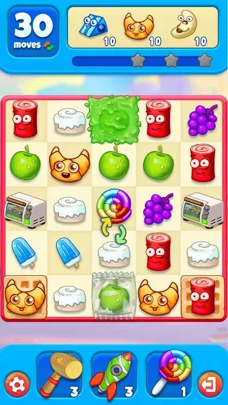 Sugar Heroes - match 3 game — скриншот 5