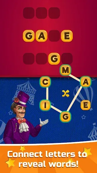 Circus Words: Magic Puzzle — скриншот 3