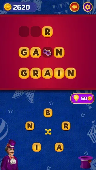 Circus Words: Magic Puzzle — скриншот 4