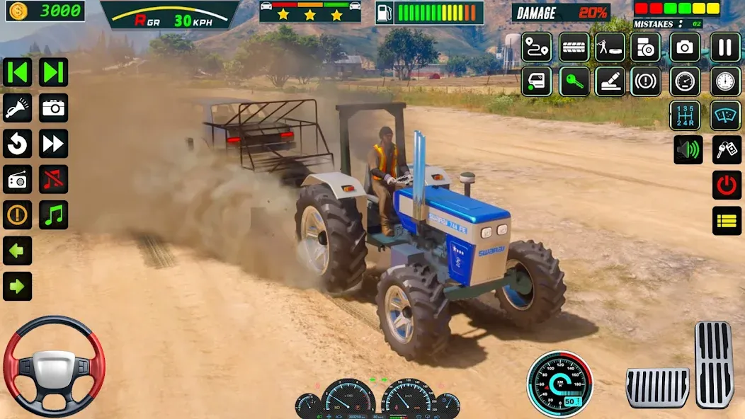 US Tractor Farming Games 3d — скриншот 2