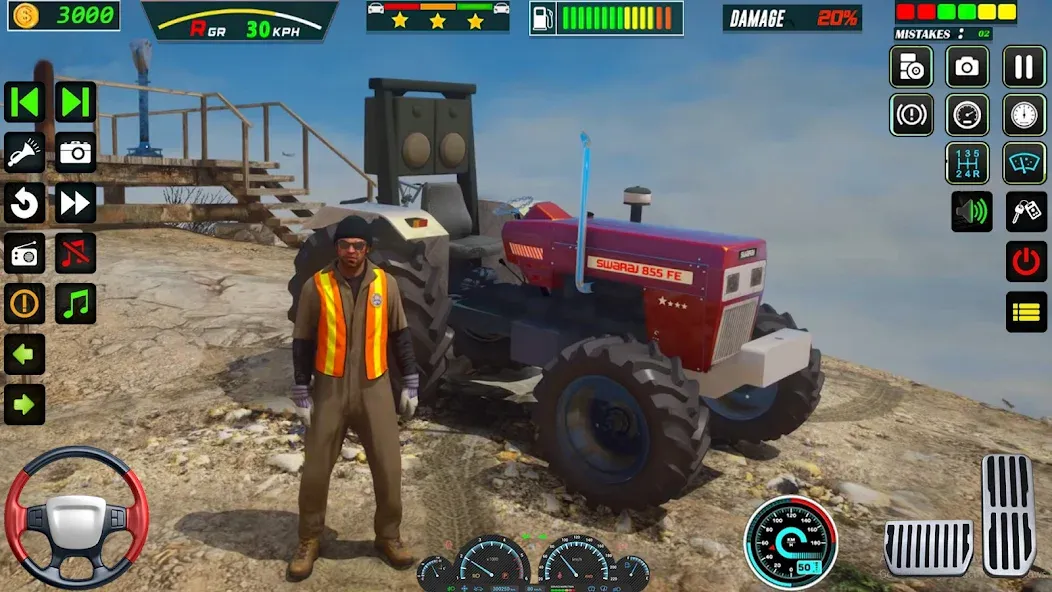 US Tractor Farming Games 3d — скриншот 3