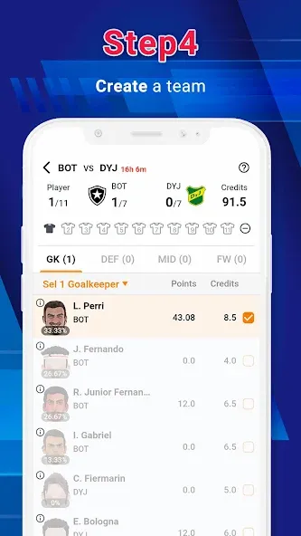 Legend Fantasy- Fantasy sports — скриншот 5