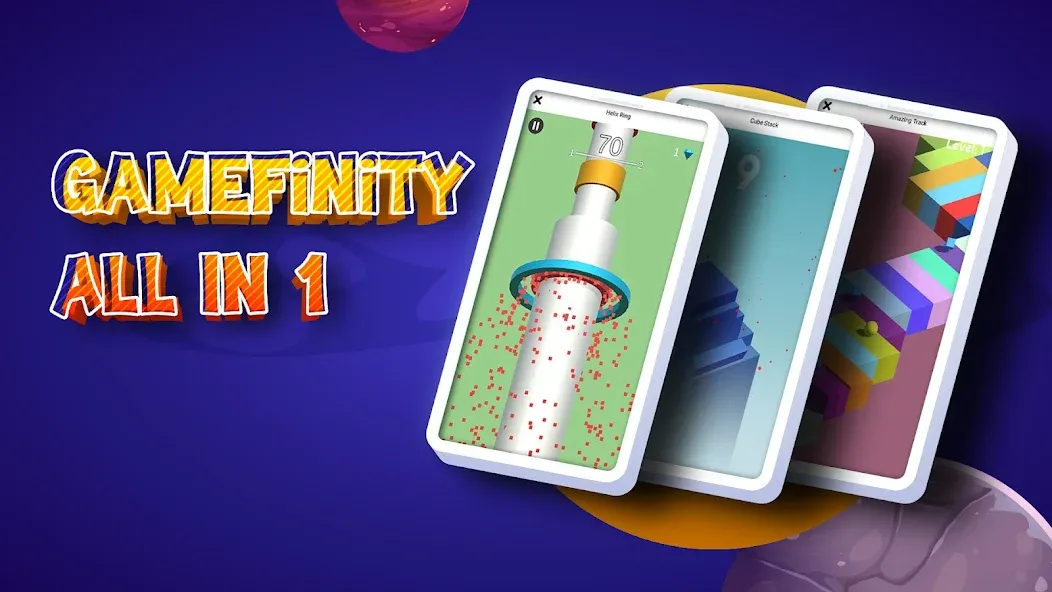 GameFinity: Arcade Mini games — скриншот 1 GameFinity: Arcade Mini games — скриншот 1